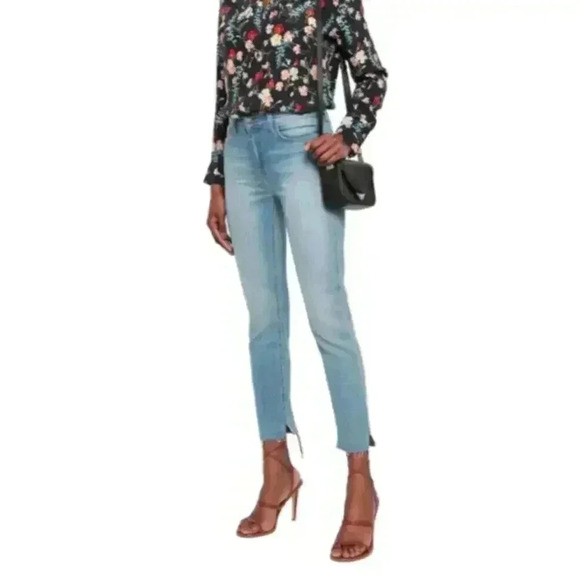 L'AGENCE Nicoline Cropped High-Rise Slim-leg Jeans - Picture 1 of 12